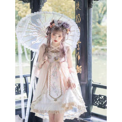 Pink Sakura Floral Dress