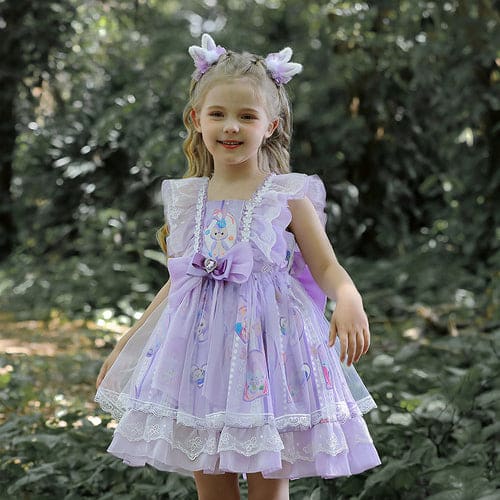 Pink/Purple Kawaii Princess Kids Dress