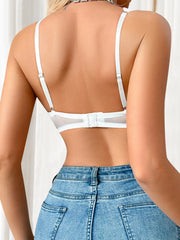 pretty White Bra