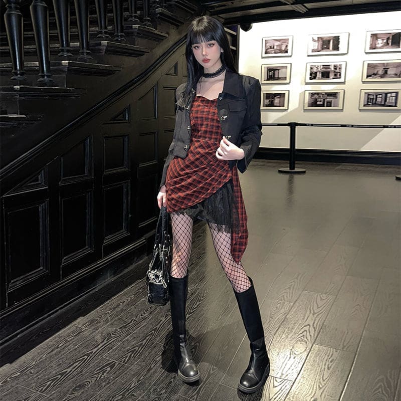 Punk Girl Red Anisa Dress