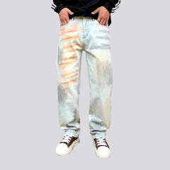Ragged fit men's jeans