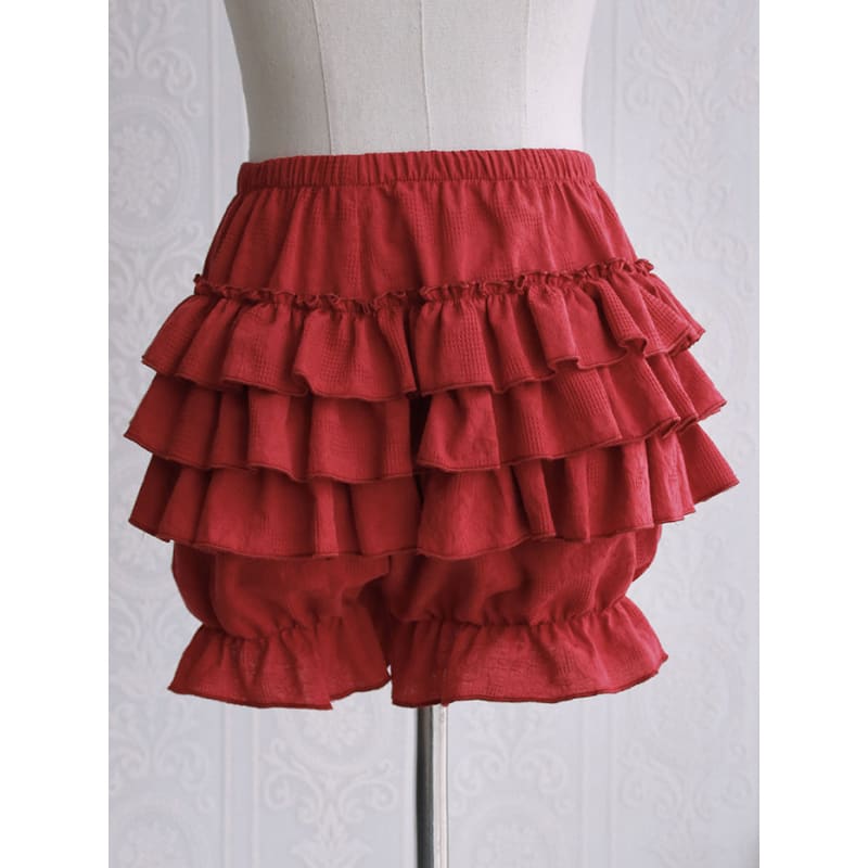 Reservation Lolita Red Hunter Amber JKS Dress Full Set