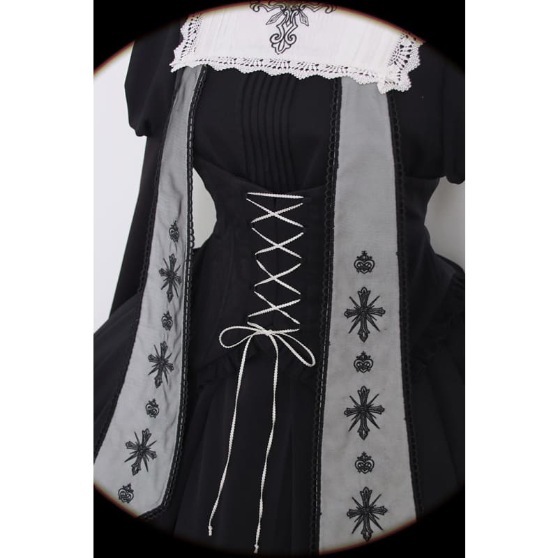 Reservation Preorder Royal Princess Elegant Kawaii Black Lolita Dress