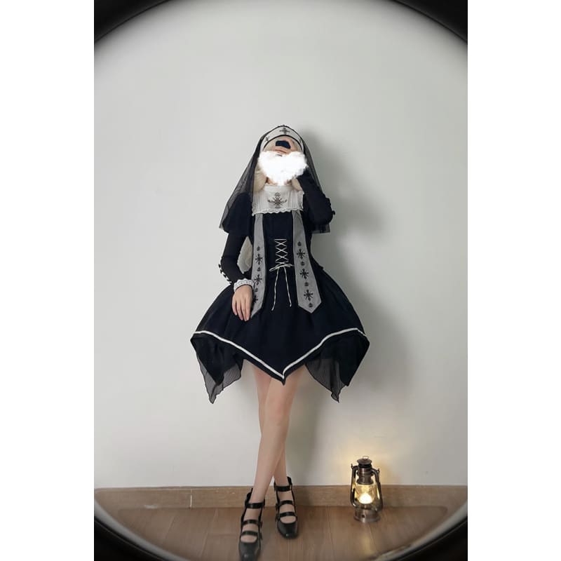 Reservation Preorder Royal Princess Elegant Kawaii Black Lolita Dress