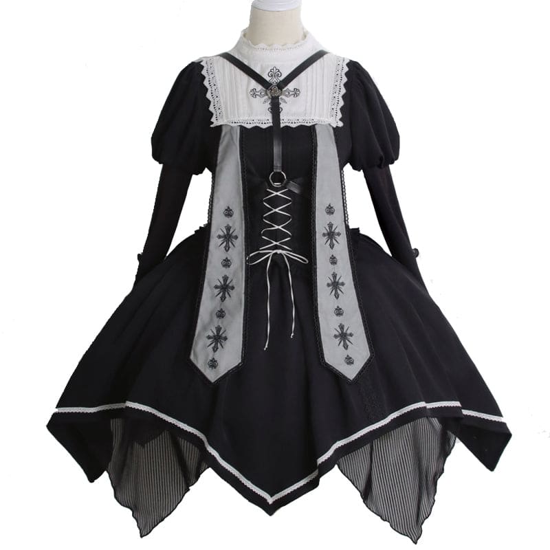 Reservation Preorder Royal Princess Elegant Kawaii Black Lolita Dress
