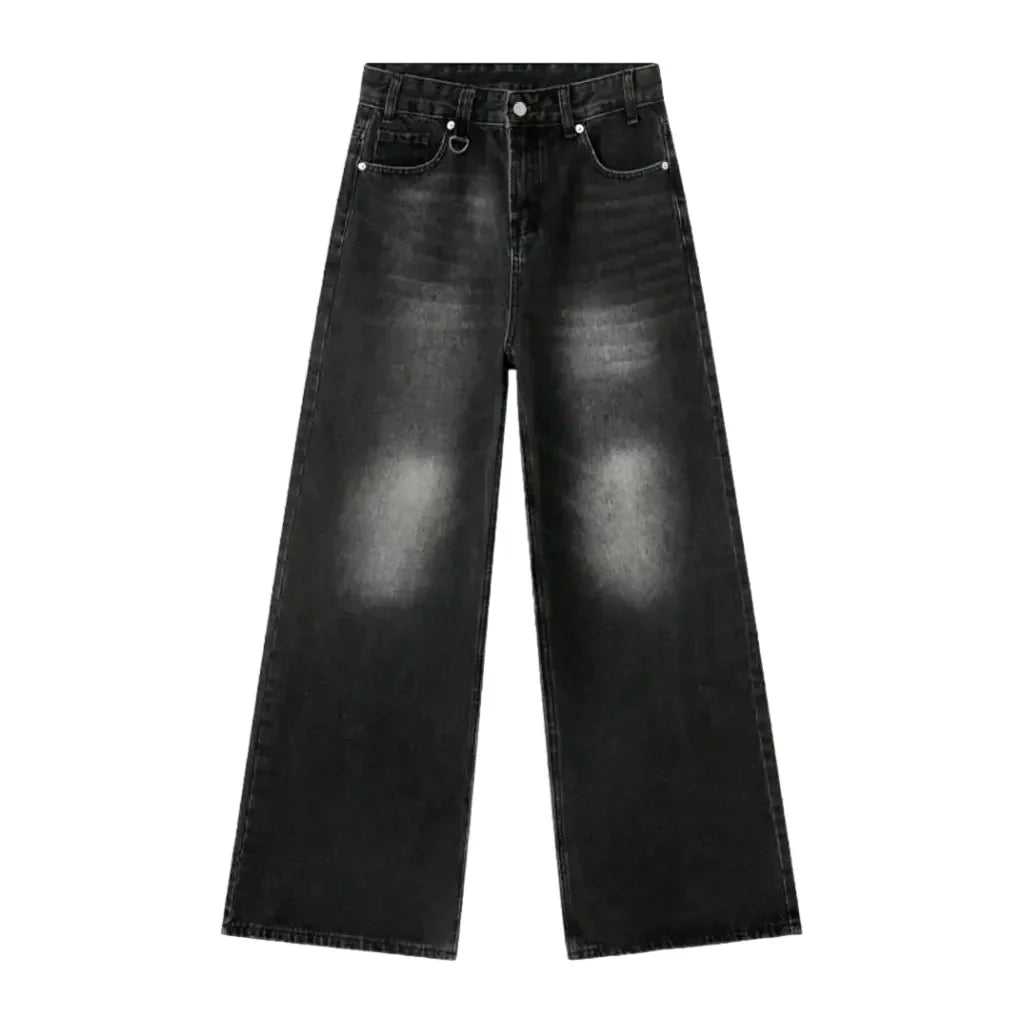 Retro sanded jeans for men