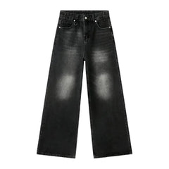 Retro sanded jeans for men