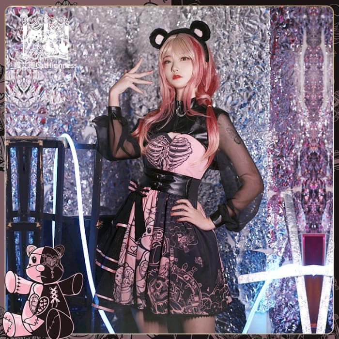 ROCK ON Menhera Jirai Kei Punk Merry Set