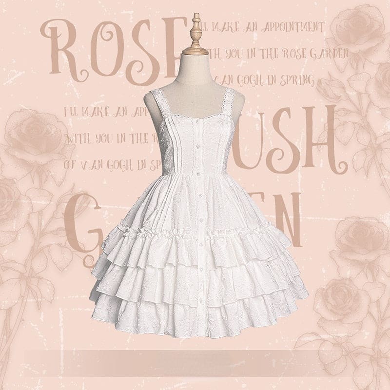 Rose Garden Gothic Lolita Dress/Waistcoat