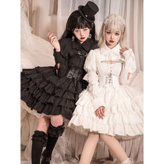 Rose Garden Gothic Lolita Dress/Waistcoat