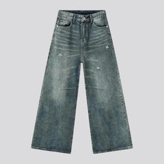 Sanded fashion men's jeans