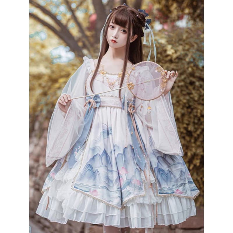 Scenic Tang Style Dress