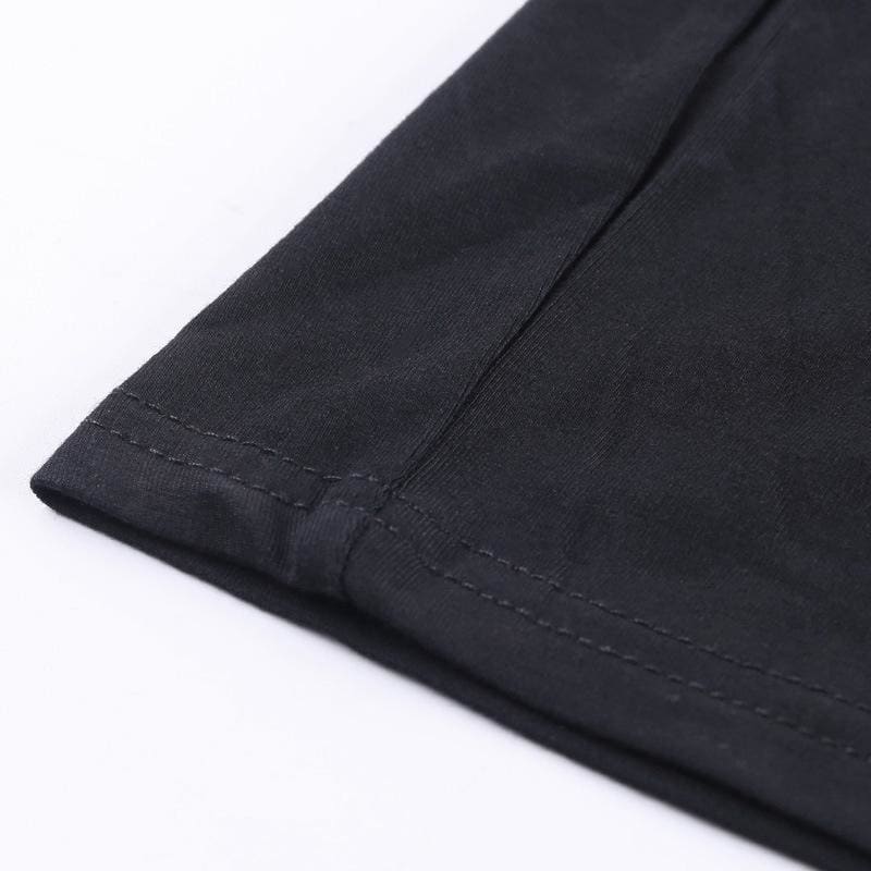 Simple Cute Black Dress Blue Butterfly Dress EE0860