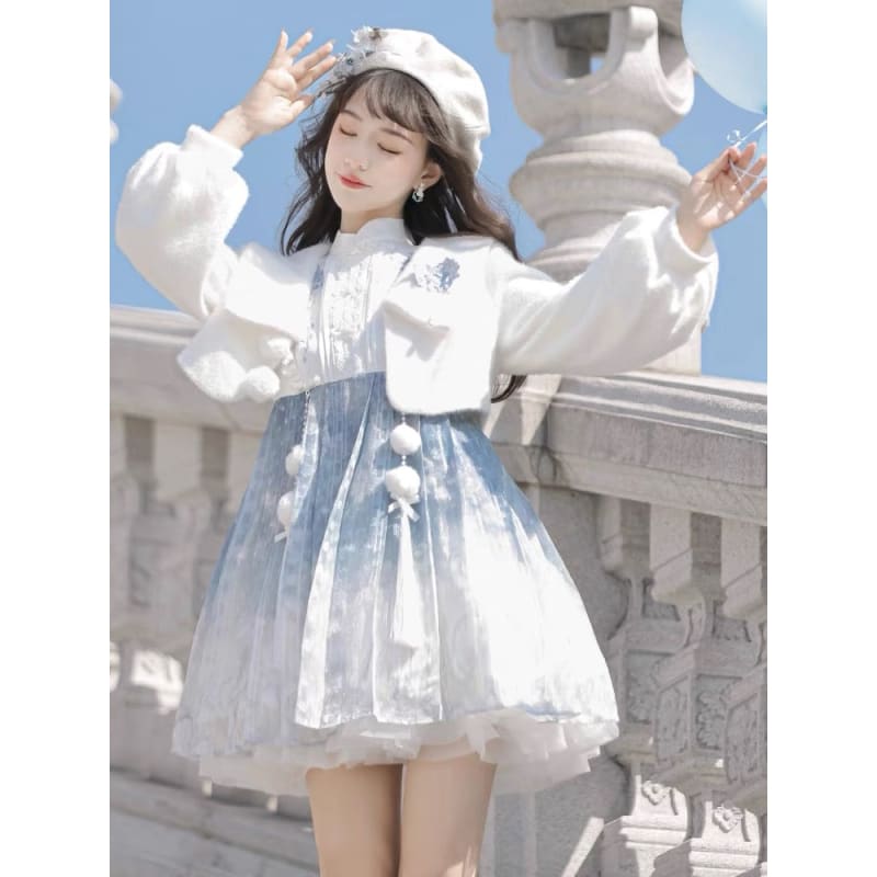 Sky Chinese Lolita Dress