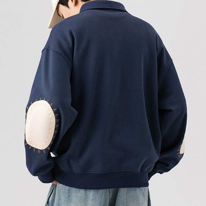 Embroidered Letters Conscience Soft Cotton Sweatshirt