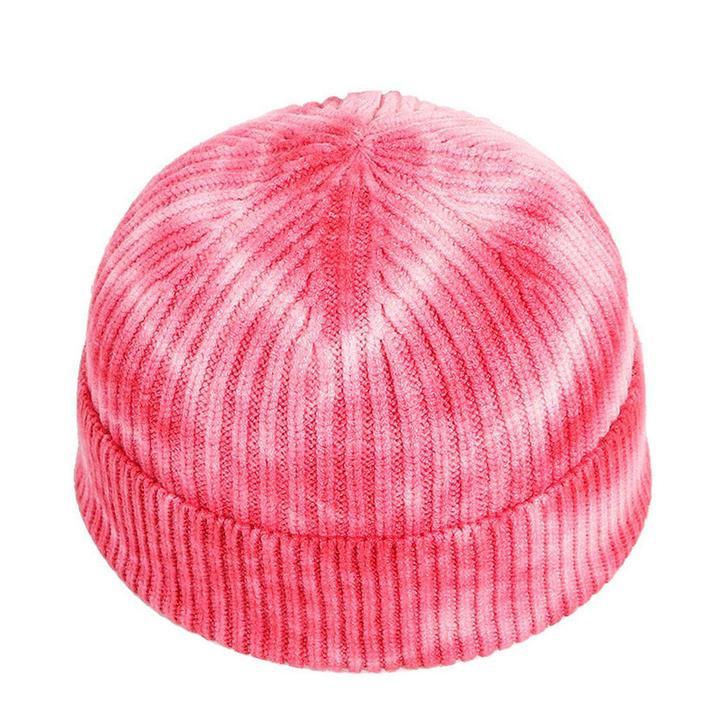 Colorful Shaded Vintage High Elastic Knitted Hat