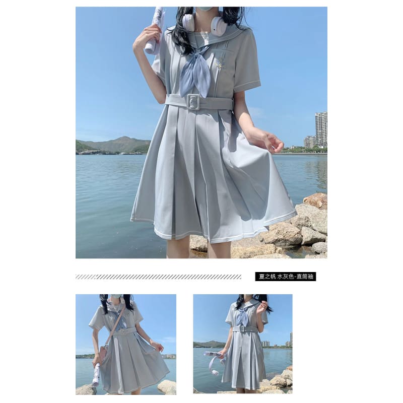 Summer Pastel JK Sailor Pastel Dress