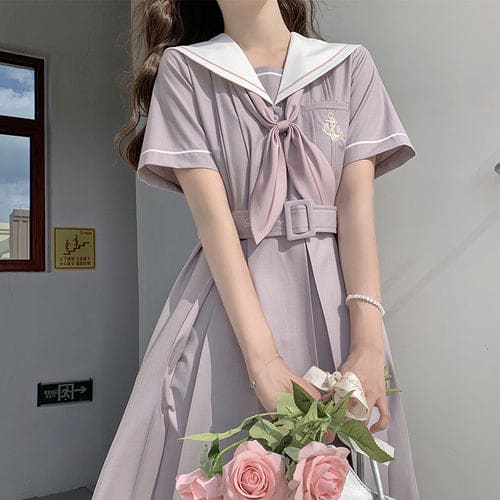 Summer Pastel JK Sailor Pastel Dress