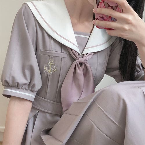 Summer Pastel JK Sailor Pastel Dress