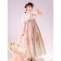 Sweet Fancy Chinese Style Long Dress