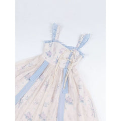 Sweet Floral Cheongsam Dress