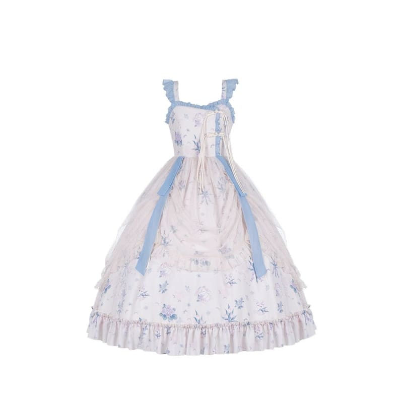Sweet Floral Cheongsam Dress