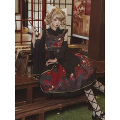 Vintage Fox and Cloud Dress