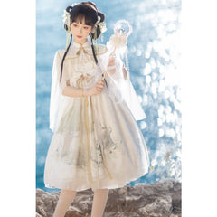 White Tang Dynasty Hanfu Dress